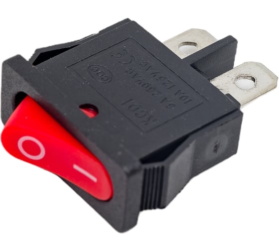 Изображение товара Клавишный выключатель REXANT 250v 6а (2с) on-off красный mini (rwb-103, sc-766, mrs-101-5) 36-2051