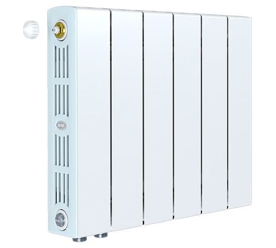 Изображение товара Биметаллический радиатор RIFAR SUPReMO Ventil 350 06 секц. нижн. лев. R-SU-350-06-VL