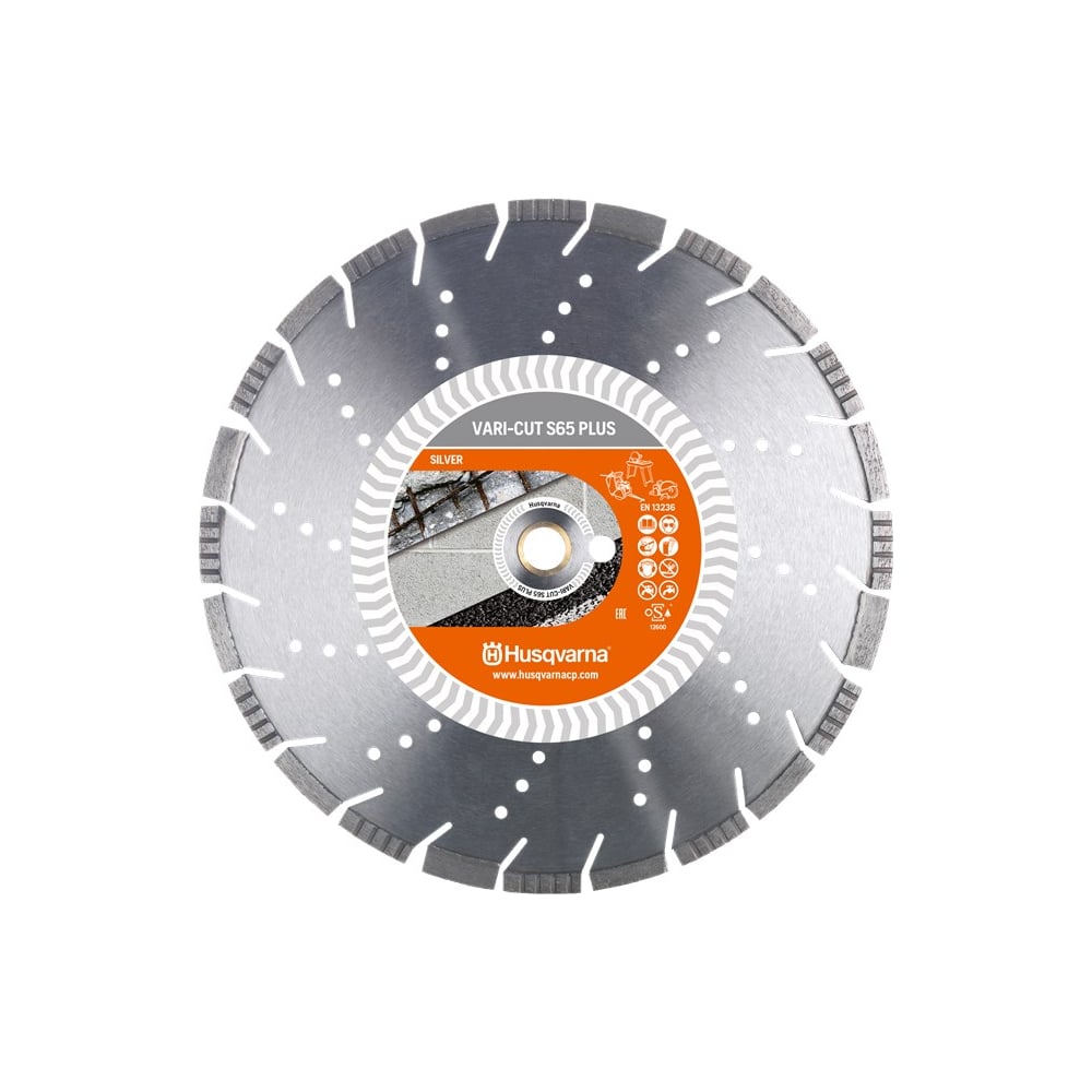 фото Алмазный диск 350х25.4/20.0 мм husqvarna construction vari-cut s65 5879045-01