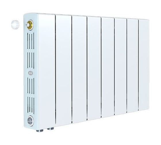 Изображение товара Биметаллический радиатор RIFAR SUPReMO Ventil 350 08 секц. нижн. лев. R-SU-350-08-VL