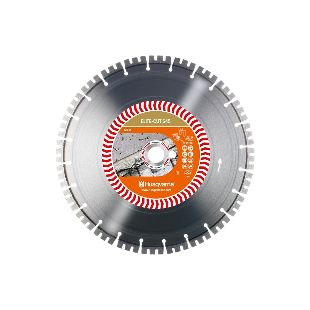 фото Алмазный диск 300х20,0/25,4 мм husqvarna construction elite-cut s45 5798116-10