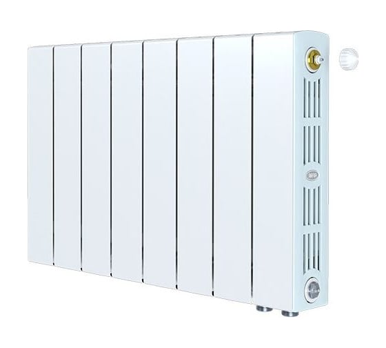 Изображение товара Биметаллический радиатор RIFAR SUPReMO Ventil 350 08 секц. нижн. прав. Р R-SU-350-08-VR