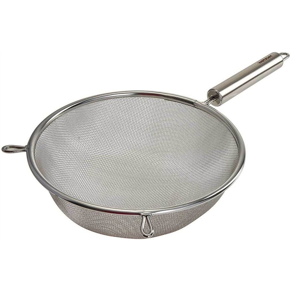 Изображение товара Сито-дуршлаг Webber BE-7364 из нержавеющей стали 18 см, металлическая ручка