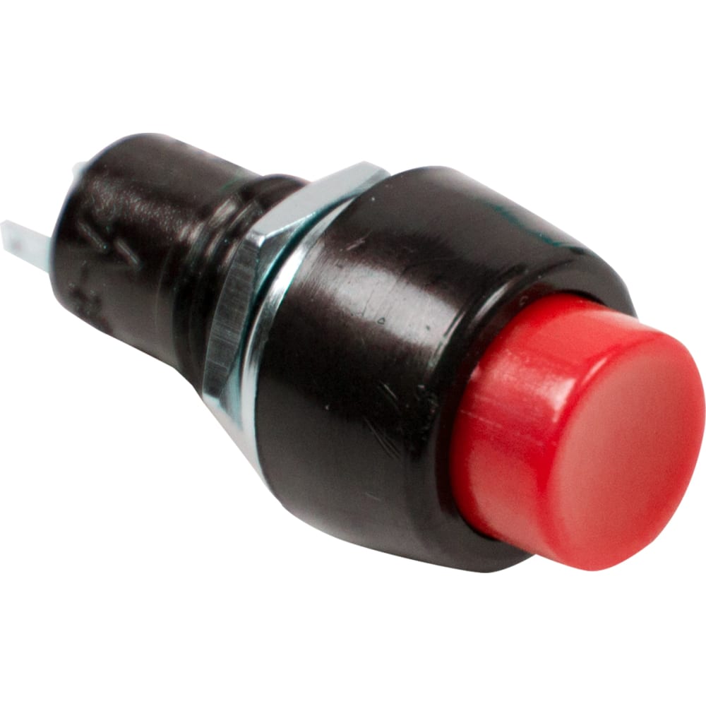 Выключатель-кнопка REXANT выключатель кнопочный с подсветкой с фиксацией красный