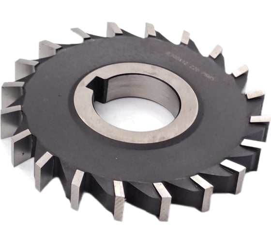 Изображение товара Фреза дисковая трехсторонняя 100x12x32 мм, Р6М5, z=20, прямой зуб TORNERI 046632