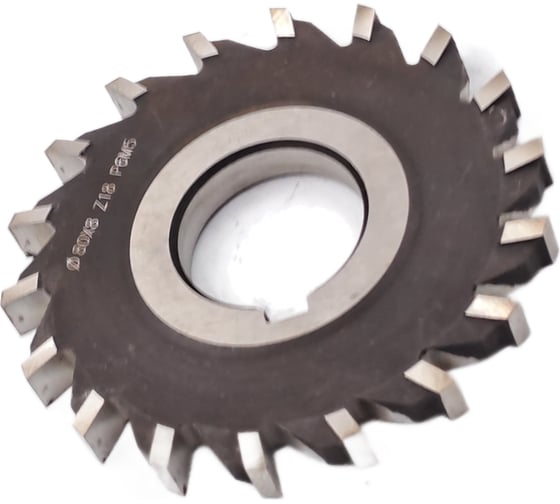 Изображение товара Фреза дисковая трехсторонняя 80x8х27 мм, Р6М5, z=18, прямой зуб TORNERI 046622