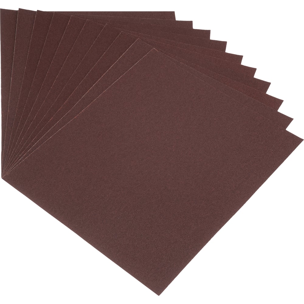 Изображение товара Лист шлифовальный на бумажной основе 230х280 мм P120, упаковка 10 шт СИБРТЕХ