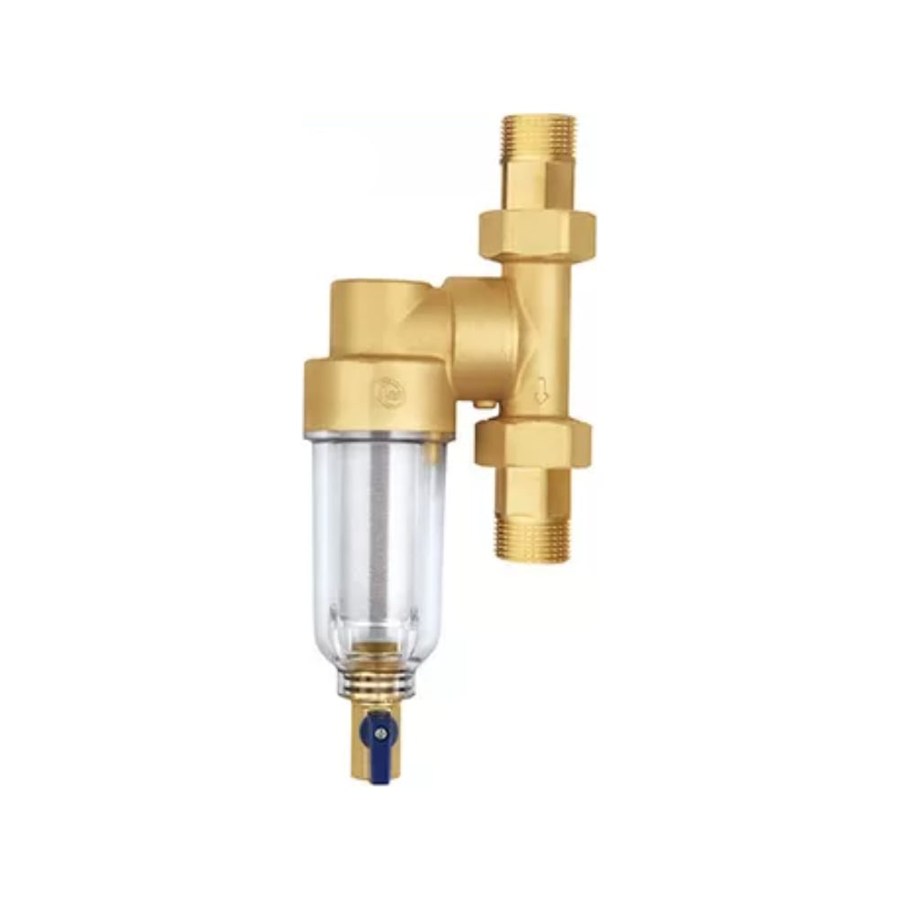 Изображение товара Самопромывной фильтр DOUBLE-LIN 100мкм 1 дюйм латунь пластик