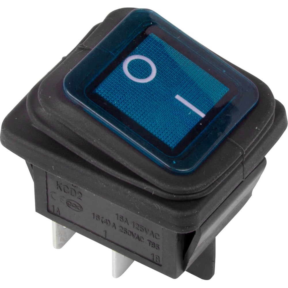 Клавишный выключатель REXANT клавишный круглый выключатель 12v 20а 3с on off синий с подсветкой rwb 214 rexant