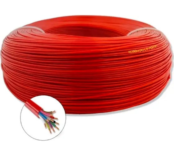 Изображение товара Кабель для пожарной и охранной сигнализации ПРОВОДНИК КСВВнг(A)-LS 10x0.5 мм2, 1м OZ68023L1