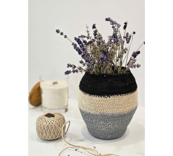 Изображение товара Интерьерная корзина Covali джут SB-3851