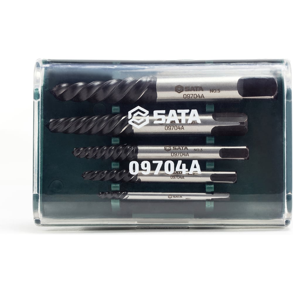 Изображение товара Экстракторы SATA набор 5пр. из инструмента для извлечения болтов 09704A