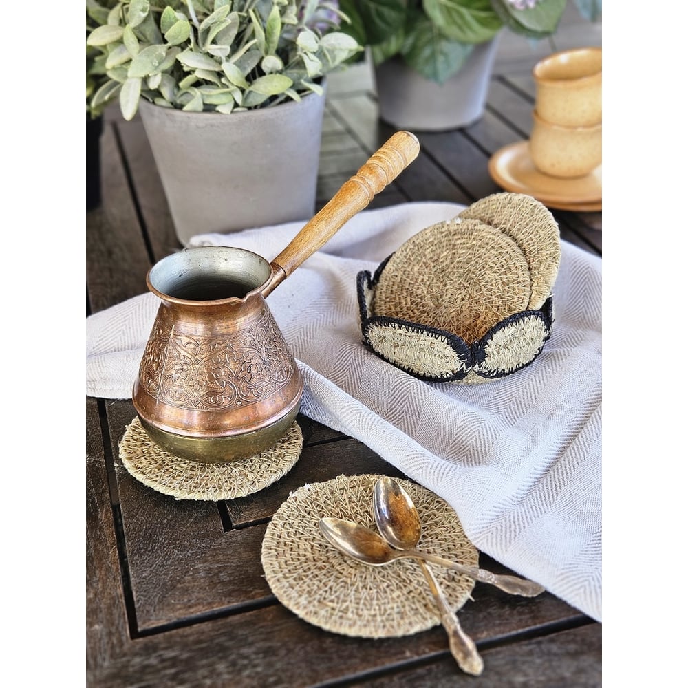 Изображение товара Набор подставок под чашки Covali джут SB-3748