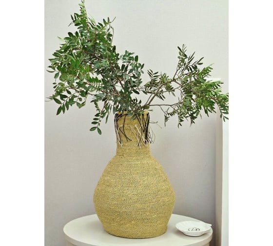 Изображение товара Декоративная плетеная ваза Covali джут SB-4220