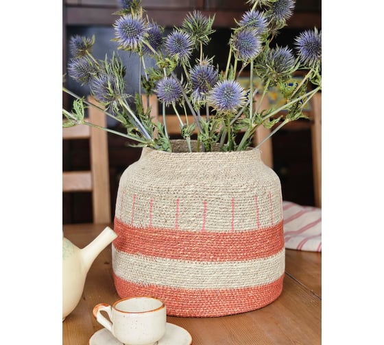 Изображение товара Декоративная плетеная корзина Covali джут SB-4227