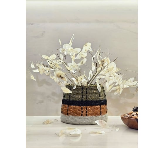 Изображение товара Декоративная плетеная корзина Covali джут SB-3914