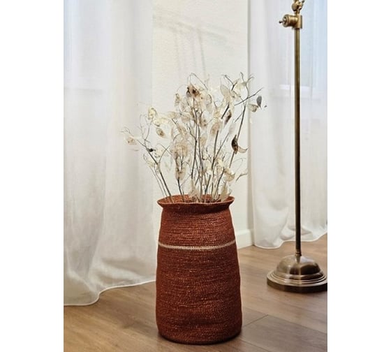 Изображение товара Декоративная плетеная ваза Covali джут SB-3863