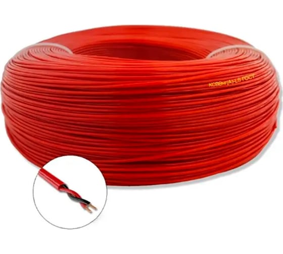 Изображение товара Кабель для пожарной и охранной сигнализации ПРОВОДНИК ксввнг(a)-ls 2x0.8 мм2, 15м OZ68025L15