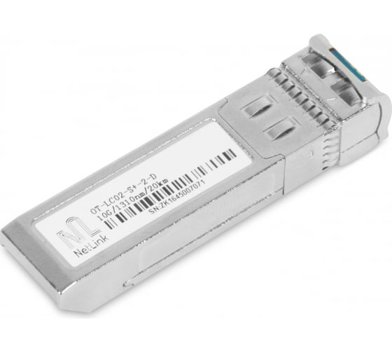 Изображение товара Модуль SFP Netlink Sfp-ot-lc02-s+-20-d-10g 1310nm 20km УТ000002017
