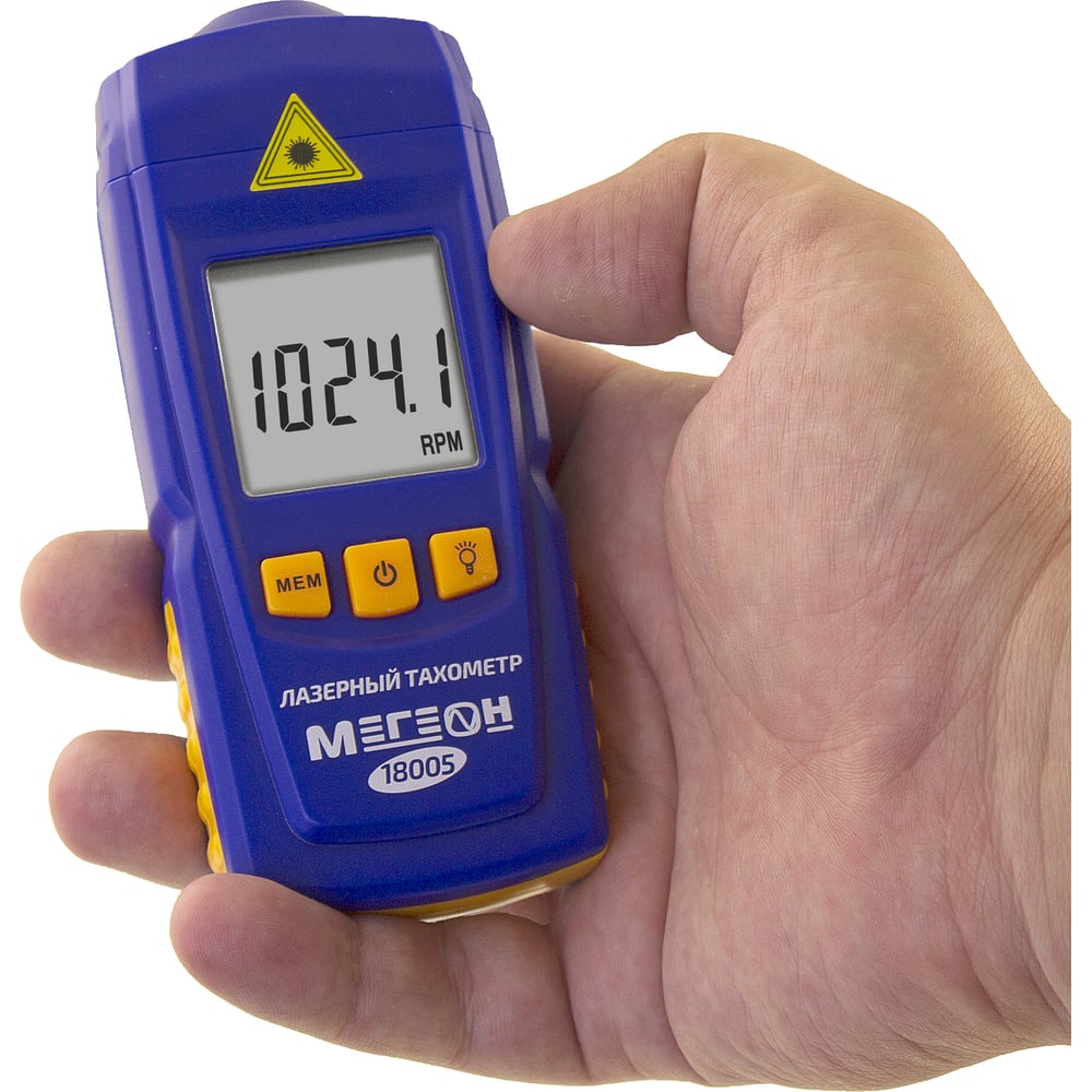 Бесконтактный лазерный тахометр МЕГЕОН 18005