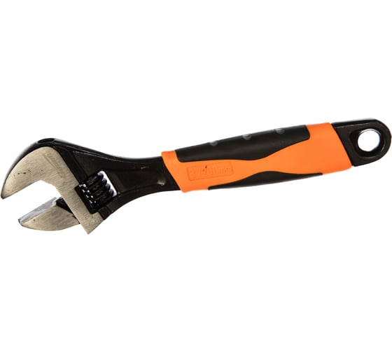 Изображение товара Разводной ключ SPARTA 200 мм, двухкомпонентная рукоятка 15542