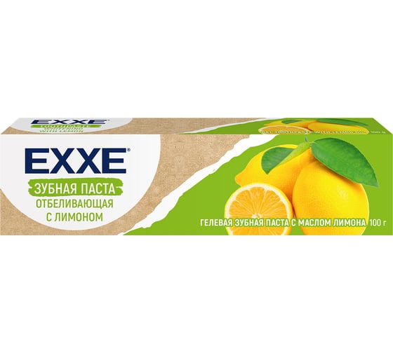 Изображение товара Зубная паста EXXE отбеливающая с лимоном, 100 г 263911