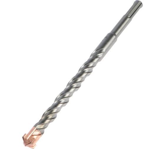 Изображение товара Бур по бетону крестовый наконечник двойная спираль SDS-plus 10x210 мм ТУНДРА 2771621