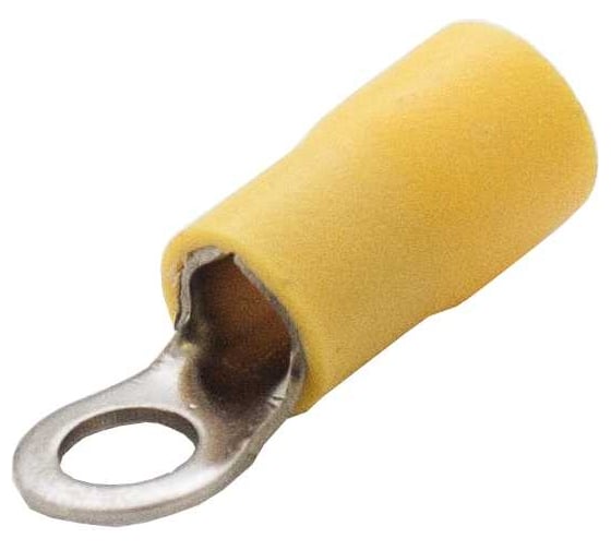 Изображение товара Кольцевой изолированный наконечник Engard НКИ 4,0-6,0 отверстие под м4, цвет желтый (1 пакет/50 шт.) NKI-6-4-Y