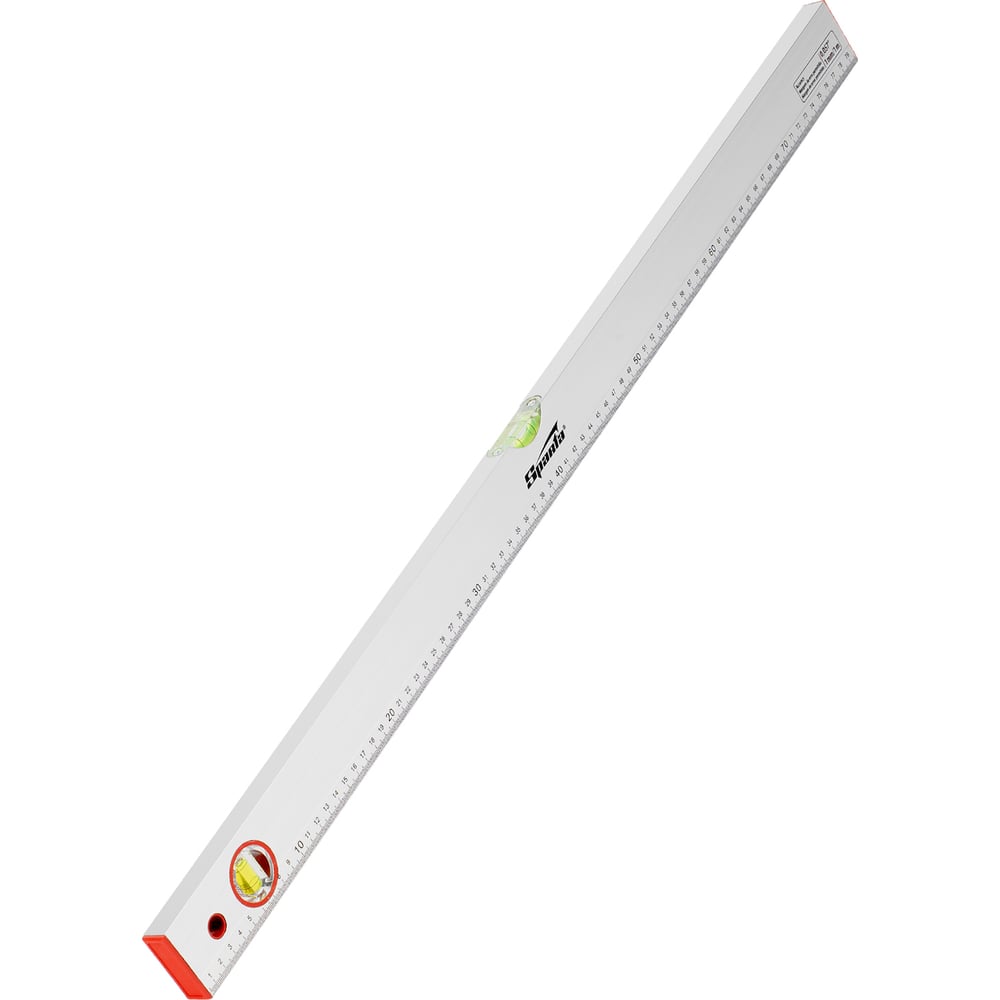 Изображение товара Алюминиевый уровень SPARTA 800 мм, 2 глазка, линейка 35108