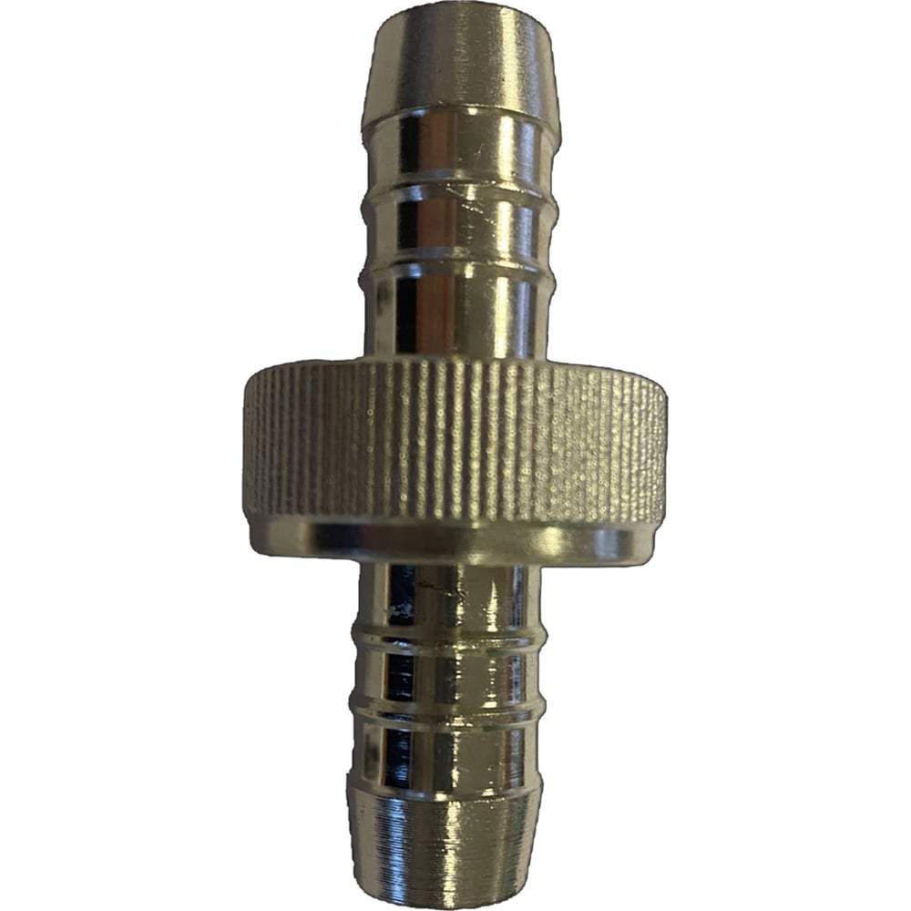 Изображение товара Латунный никелированный фитинг штуцер DOUBLE-LIN 1/2" LL6176 для труб