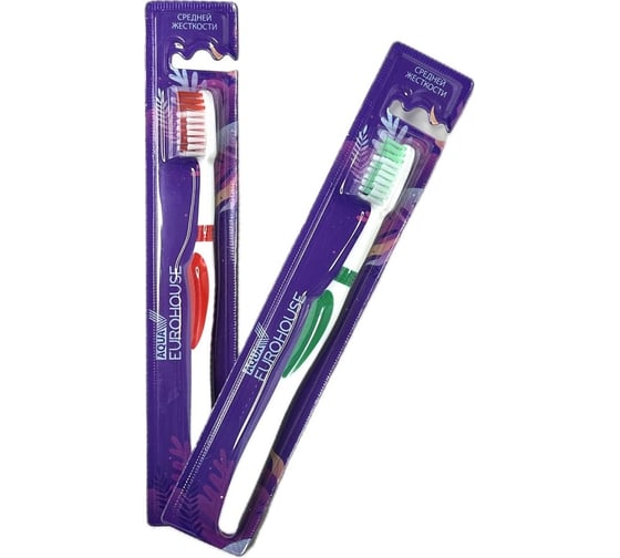 Изображение товара Зубная щетка EUROHOUSE medium,18,5 см 14614