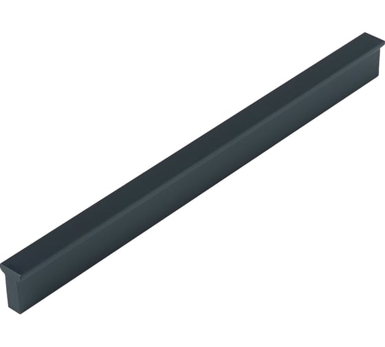 Изображение товара Мебельная ручка JET 709 накладная м.ц.160мм l 180мм,алюминий мат.черный R709A.160BLZ99