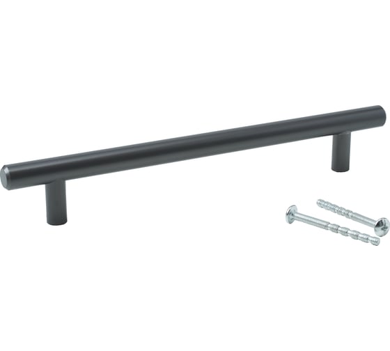 Изображение товара Ручка рейлинг JET 112 м.ц.352мм сталь графит R112S.352GFAG99