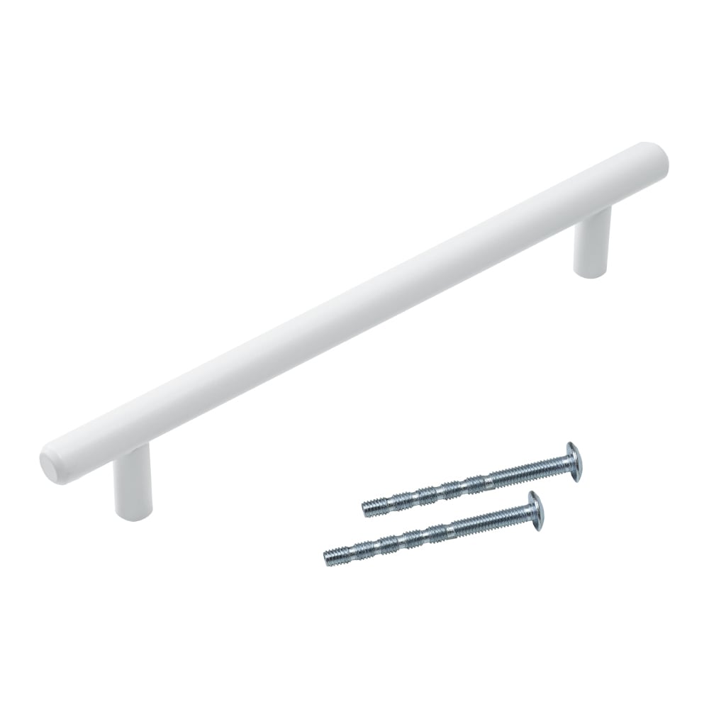 Изображение товара Ручка рейлинг JET 112 мм сталь белый современный дизайн