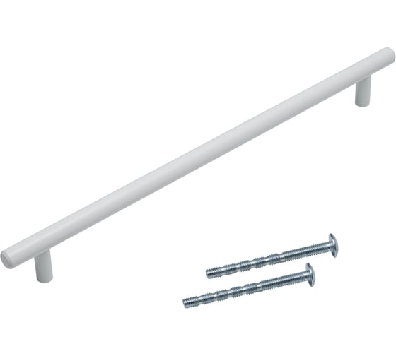 Изображение товара Ручка рейлинг JET 112 м.ц.256мм сталь белый R112S.256WTQ99