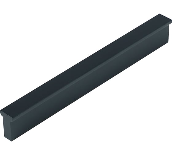 Изображение товара Мебельная ручка JET 709 накладная м.ц.128мм l 146мм,алюминий мат.черный R709A.146BLZ99