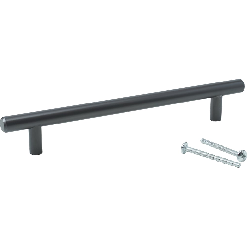 Изображение товара Ручка рейлинг JET 112 сталь графит 192 мм современный дизайн