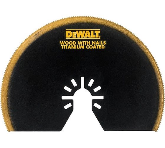 Изображение товара Диск пильный сегментированный для мультитула (Ti, 100 мм) DEWALT DT20709