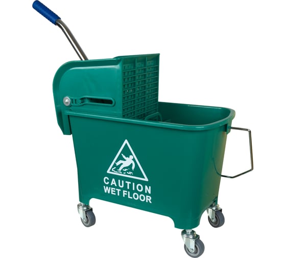 Изображение товара Пластиковое ведро с отжимом NV 20 л, зеленое NV-10120-G