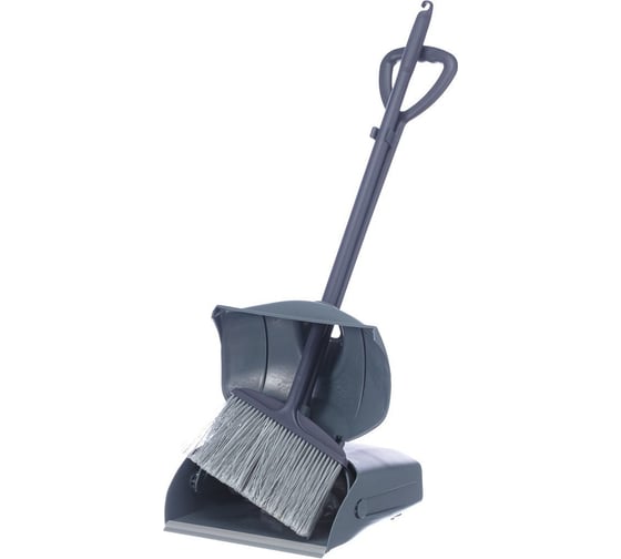 Изображение товара Совок-ловушка NV пластиковый, с щеткой, с крышкой NV-203B