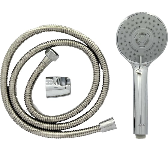 Изображение товара Набор для душа Профсан ПСМ лейка шланг держатель хром PSM-085