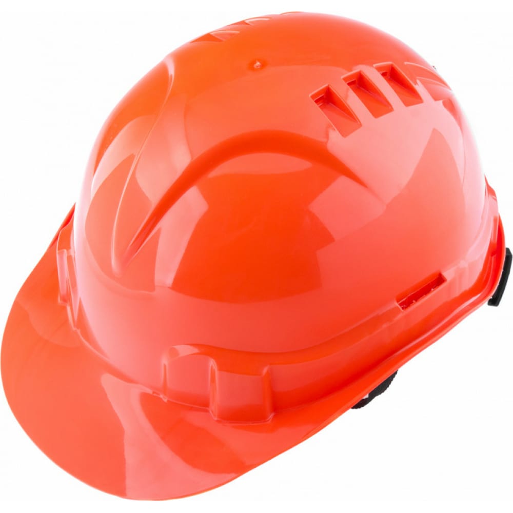 Защитная каска СИБРТЕХ каска защитная из ударопрочной пластмассы сибртех 89113 оранжевая
