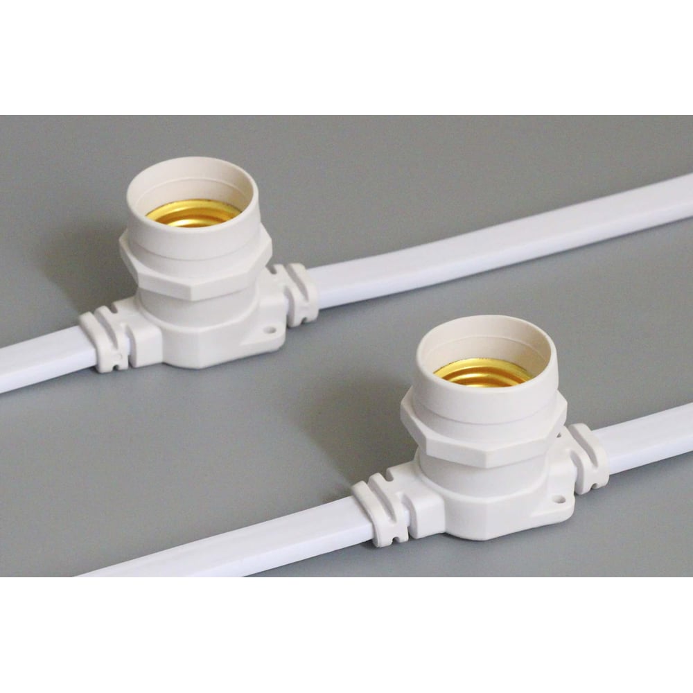 Изображение товара Белт TEAMPROF 2-х провод, 40 см, белый 125 шт TPF-BL2-50M-125-W