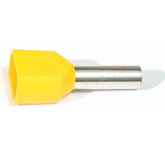 Изображение товара Втулочный изолированный наконечник DORI ншви-2 2x6мм2, l=12мм, 100 шт. 49098