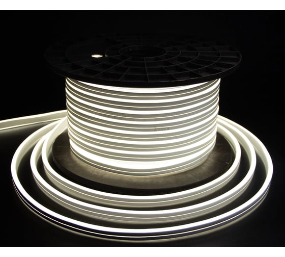 Изображение товара Гибкий неон TEAMPROF, двусторонний, белый TPF-FX816D-120-220V-W/W