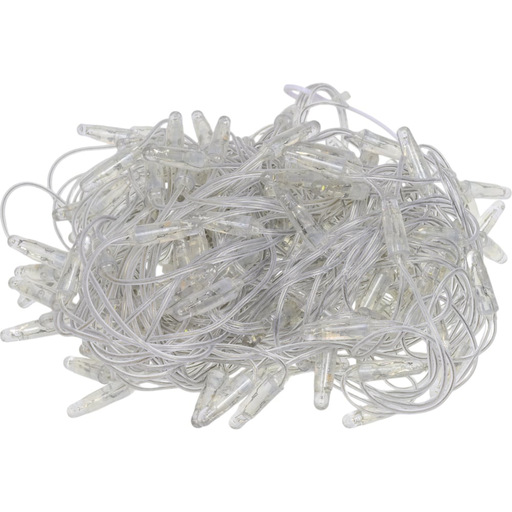 Изображение товара Гирлянда TEAMPROF Бахрома 3x0.9 м снег белый IP65 для улицы и интерьера