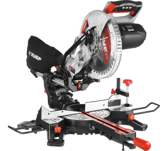 Изображение товара Торцовочная пила с протяжкой Зубр МАСТЕР 255 ЗПТ-255-1800 ПЛ