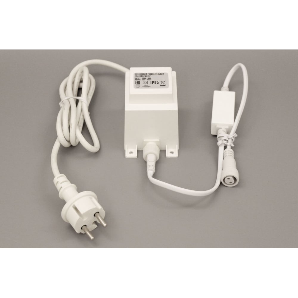 Изображение товара Трансформатор TEAMPROF 220/24 В 60 Вт для уличного использования