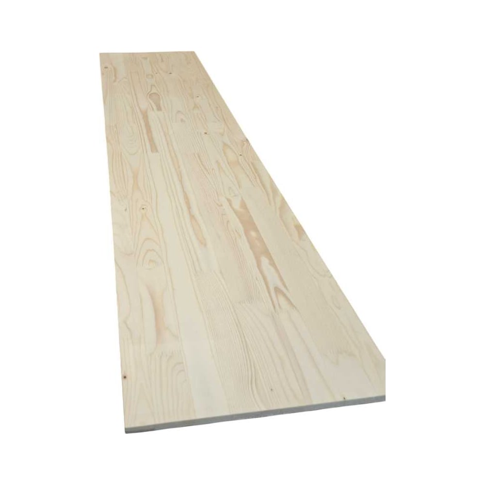 Изображение товара Мебельный щит ель 18x200x2000 бежевый дерев'яний материал