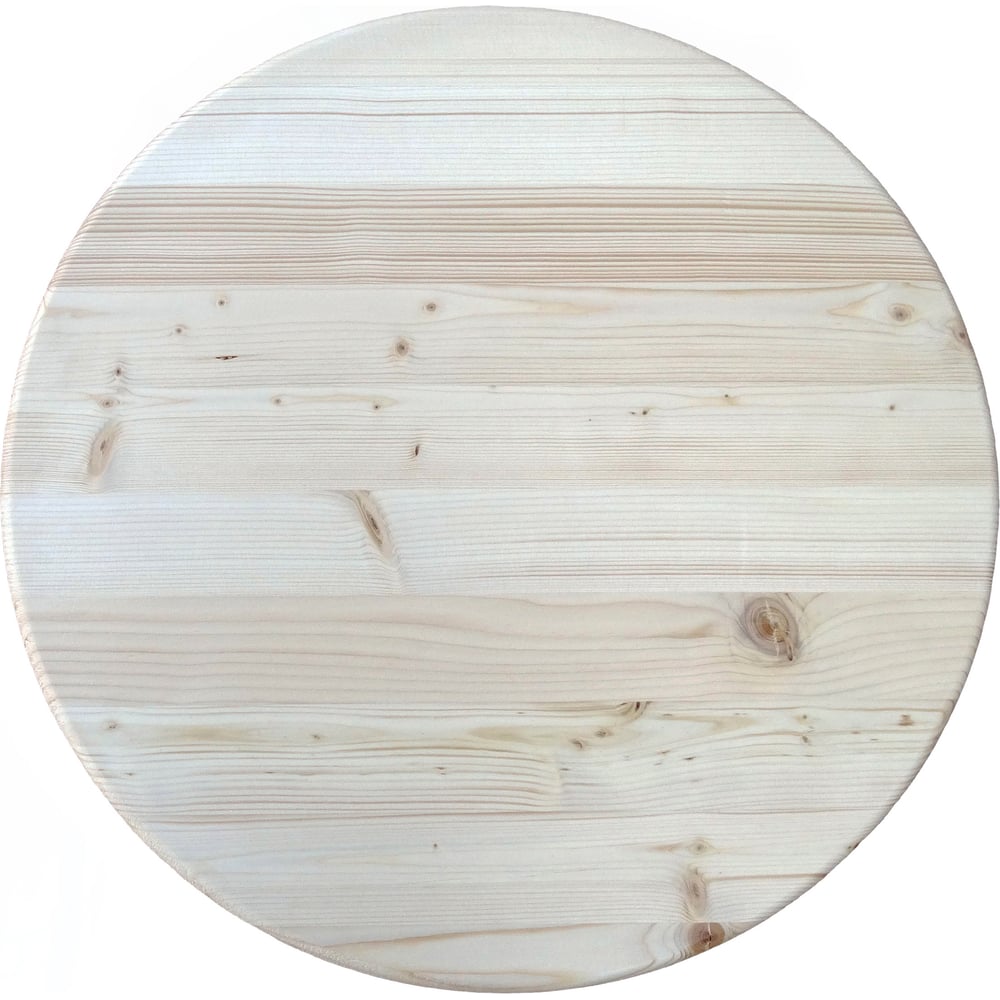 Изображение товара Круглая столешница из хвои 600х28 мм для кухни и интерьера